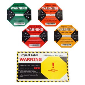 Impact Warning Label 25g + Backing Label product image