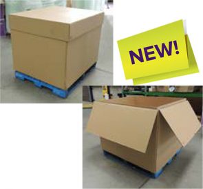 Pallet Box 1200x1000x1000mm Tray Lid product image