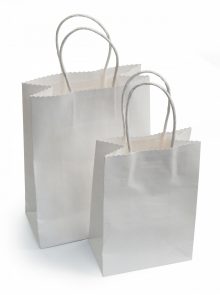 White Paper Twist Handle Bags product image