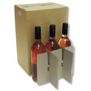 6 Bottle Wine Carton 240x160x360mm product image