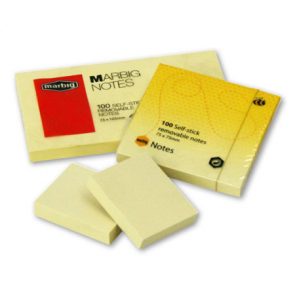 Stick-on Notes Yellow 38mmx50mm pk12 product image