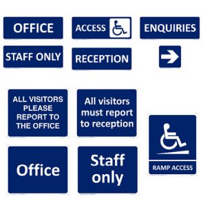 Ramp Access Sign 240x300mm product image