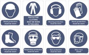 Protective Clothing Sign product image