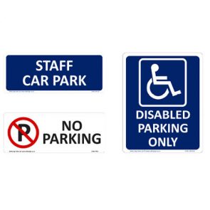 Disabled Parking Only Sign 300x240mm product image