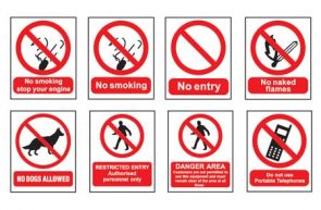 Restricted Entry Sign product image