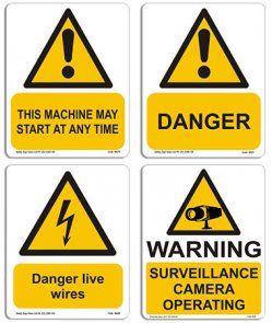 danger warning signs product image