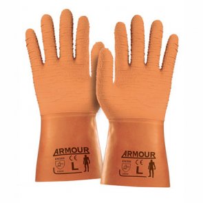 Rough Grip Orange Gloves product image