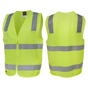 High Vis (D+N) Zip Safety Vest product image