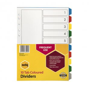 Office Dividers 10 tabs product image