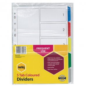 Office Dividers 5 tabs product image
