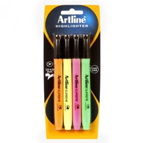 Artline Assorted Highlighters Pack of 4 product image