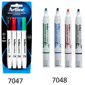 Artline White Board Markers - chisel tip product image