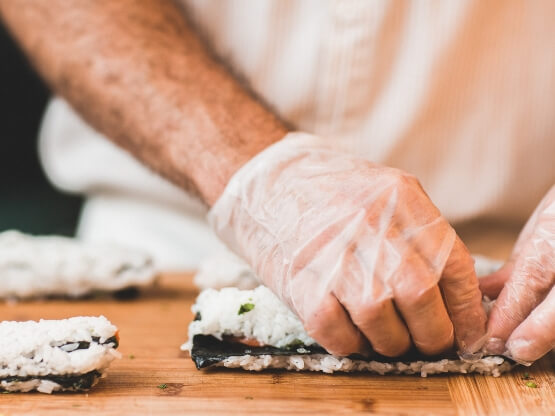 Hygiene protection for food preparation