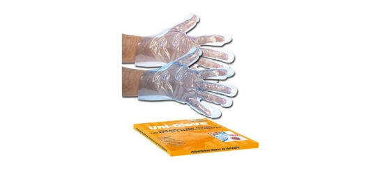 disposable pe gloves